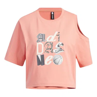 Adidas Originals (wmns) Adidas Neo Graphic T-shirts 'pink'