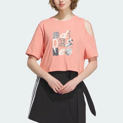 Adidas Originals (wmns) Adidas Neo Graphic T-shirts 'pink'