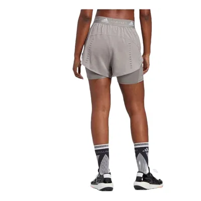Adidas Originals (wmns) Adidas Truepurpose Two-in-one Shorts 'grey' In Gray