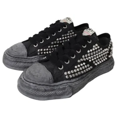 Miharayasuhiro Maison Mihara Yasuhiro Peterson 23 Og Sole Studded Canvas Low 'black Black'