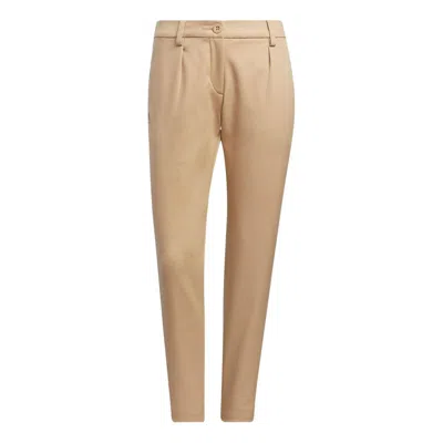 Adidas Originals (wmns) Adidas Play Green Twill Pants 'beige' In Brown