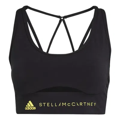 Adidas Originals (wmns) Adidas By Stella Mccartney Truestrength Medium-support Bra 'black'