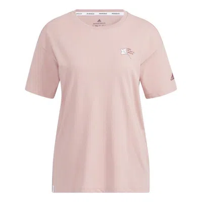 Adidas Originals (wmns) Adidas Ocean Graphic Short Sleeve T-shirt 'pink'
