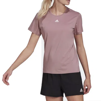 Adidas Originals (wmns) Adidas Wtr Aeroready T-shirt 'purple'