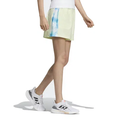 Adidas Originals (wmns) Adidas Met Aop Shorts Green' In Yellow