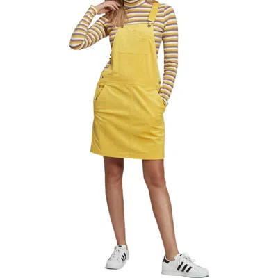 Adidas Originals Womens  Dungaree Dress In Yellow