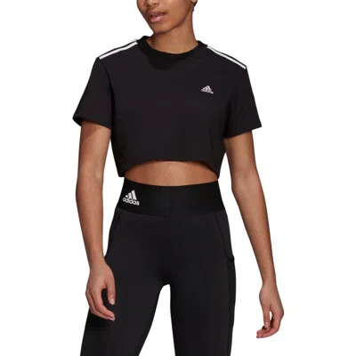 Adidas Originals (wmns) Adidas Cropped Tee W In Black