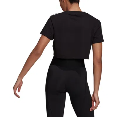 Adidas Originals (wmns) Adidas Cropped Tee W In Black