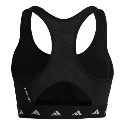 Adidas Originals Adidas Adidas Powerreact Train Medium Support Techfit Bra Woman Top Navy Blue Size Xs A-c Recycled P In Multi