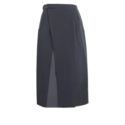 Adidas Originals (wmns) Adidas Nat Geo Wind.rdy Skirt 'black' In Blue