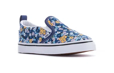 Vans Slip-on Low Tops Casual Skateboarding Shoes 'blue Yellow'