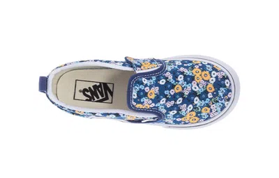 Vans Slip-on Low Tops Casual Skateboarding Shoes 'blue Yellow'
