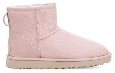 Ugg (wmns)  Classic Mini Snow Leopard Fleece Lined Pink