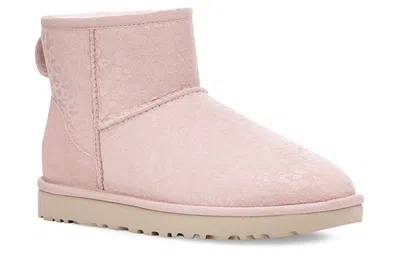 Ugg (wmns)  Classic Mini Snow Leopard Fleece Lined Pink