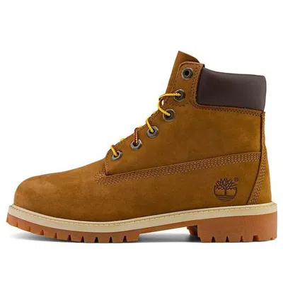 Timberland (gs)  6 In Premium Waterproof Wide Fit Boots 'brown'