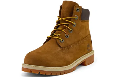 Timberland (gs)  6 In Premium Waterproof Wide Fit Boots 'brown'