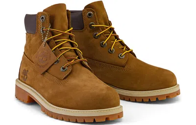Timberland (gs)  6 In Premium Waterproof Wide Fit Boots 'brown'