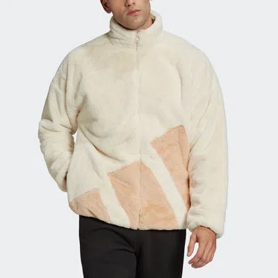 Adidas Originals (wmns) Adidas Fur Jacket W In Neutral