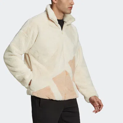 Adidas Originals (wmns) Adidas Fur Jacket W In Neutral