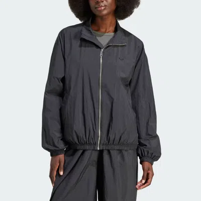 Adidas Originals (wmns)  Premium Essentials Nylon Windbreaker Asia Sizing 'black'