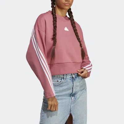 Adidas Originals (wmns) Adidas Future Icons 3-stripes Sweatshirt 'rose' In Pink