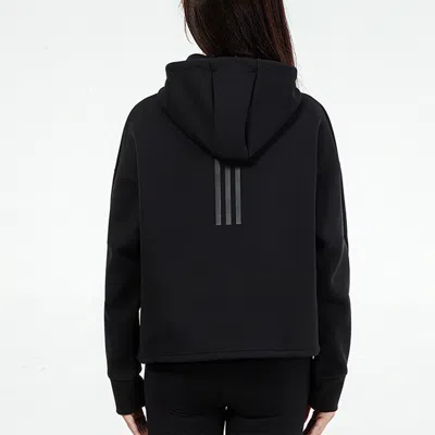 Adidas Originals (wmns) Adidas Sports Running Training Knit Black Jacket