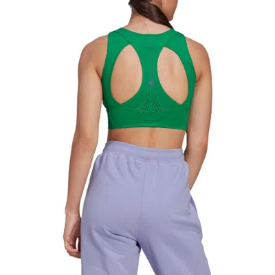 Adidas Originals (wmns) Adidas By Stella Mccartney Truepurpose Training Crop Top 'green'