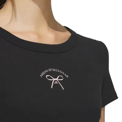 Adidas Originals (wmns) Adidas Dance Rib Baby T-shirt Asia Sizing 'black'