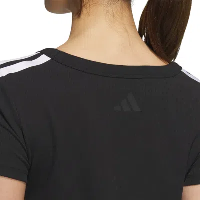 Adidas Originals (wmns) Adidas Dance Rib Baby T-shirt Asia Sizing 'black'