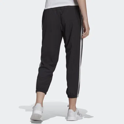 Adidas Originals (wmns) Adidas Essentials Woven 3-stripes 7/8 Pants Asia Sizing 'black'