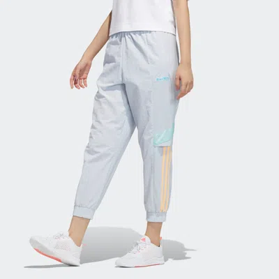Adidas Originals (wmns) Adidas Neo Cs Apr Al Pants 'silver' In Blue