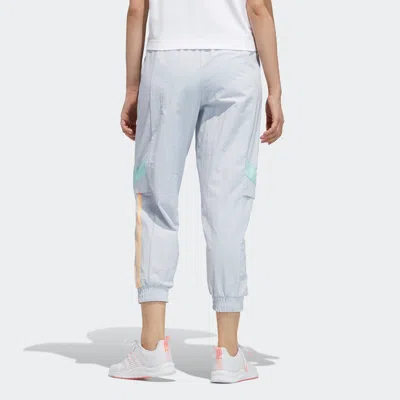 Adidas Originals (wmns) Adidas Neo Cs Apr Al Pants 'silver' In Blue