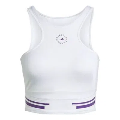 Adidas Originals (wmns) Adidas By Stella Mccartney Truepace Running Crop Top 'white'