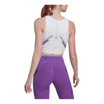 Adidas Originals (wmns) Adidas By Stella Mccartney Truepace Running Crop Top 'white'