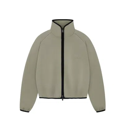 Adidas Originals (wmns) Adidas X Fear Of God Athletics Suede Fleece Track Jacket 'clay' In Brown