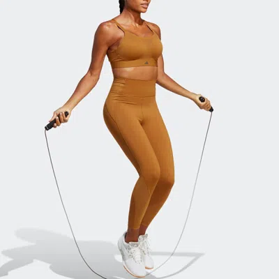 Adidas Originals (wmns) Adidas Tailored Hiit Training 7/8 Leggings 'brown'