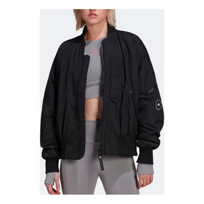 Adidas Originals (wmns) Adidas By Stella Mccartney Woven Bomber Jacket 'black'