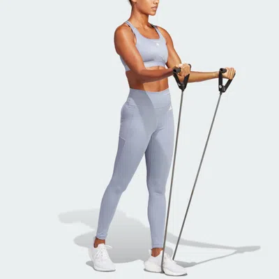 Adidas Originals (wmns) Adidas Train Essentials High-intensity 7/8 Leggings 'purple'