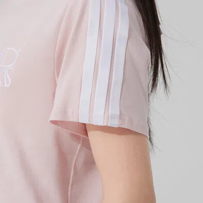 Adidas Originals (wmns) Adidas Dance Sport T-shirt 'pink White'