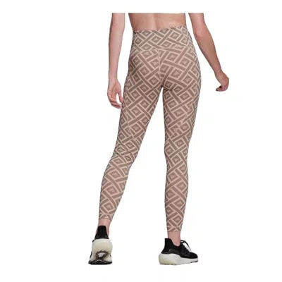 Adidas Originals (wmns) Adidas Hyperglam Training Graphic Tights 'pink' In Multi