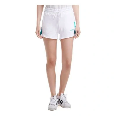 Adidas Originals (wmns) Adidas Neo Side Logo Drawstring Sports Shorts White