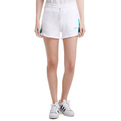 Adidas Originals (wmns) Adidas Neo Side Logo Drawstring Sports Shorts White