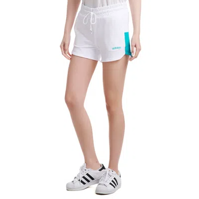 Adidas Originals (wmns) Adidas Neo Side Logo Drawstring Sports Shorts White