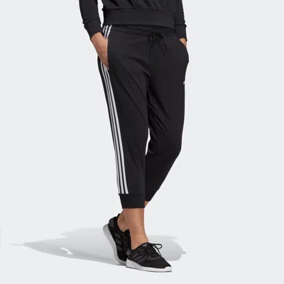 Adidas Originals (wmns) Adidas Essentials Solid 3/4 Pants Asia Sizing 'black'