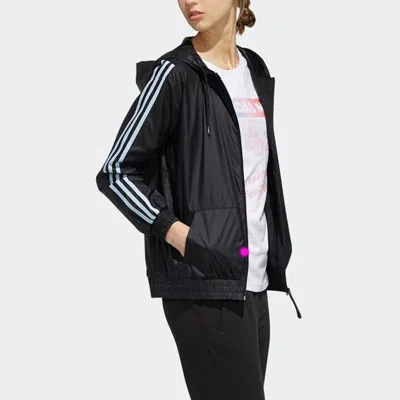 Adidas Originals (wmns) Adidas Neo Mcky&mnn Windbreaker Black In Multi