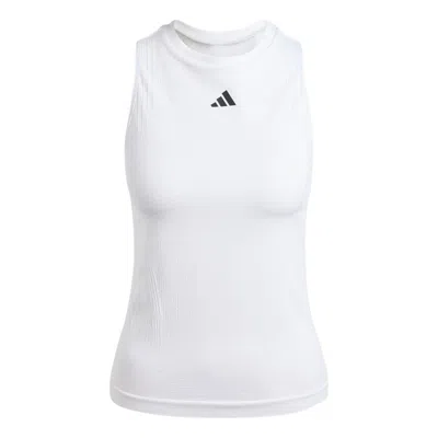 Adidas Originals (wmns) Adidas Tennis Pro Aeroready Seamless Y-tank Asia Sizing 'white'