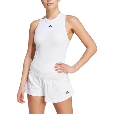 Adidas Originals (wmns) Adidas Tennis Pro Aeroready Seamless Y-tank Asia Sizing 'white'