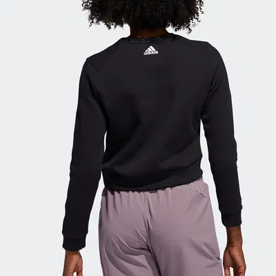 Adidas Originals (wmns) Adidas Training Sport Round Collar Leisure Short Jacket Black