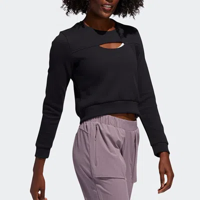 Adidas Originals (wmns) Adidas Training Sport Round Collar Leisure Short Jacket Black