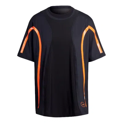 Adidas Originals (wmns) Adidas By Stella Mccartney Truepace Running Loose T-shirt 'black Orange' In Multi